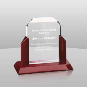 A750 - A750 | Acrylic & Rosewood Achievement Award