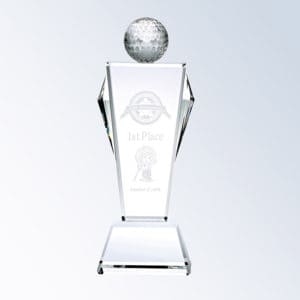 CS009G - CS009G | Crystal Golf Conqueror Award