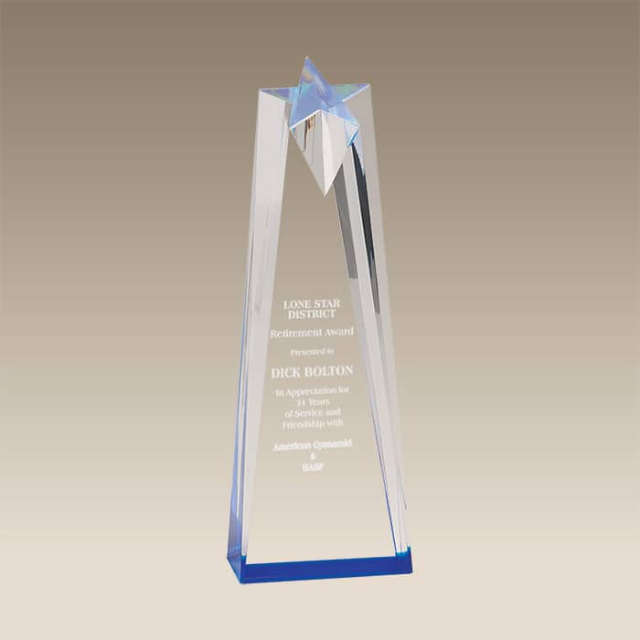 AST | Acrylic Sculpted Star Award