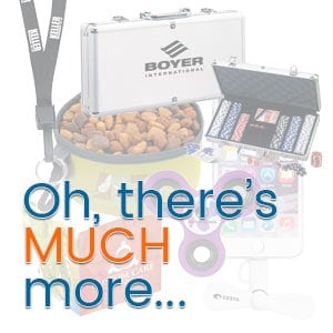 extensive line of promotional products