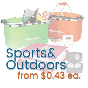 Promotional sports equipment and outdoor accessories