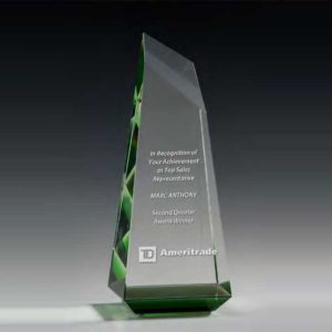 NLMN309GR Crystal Lumen Award