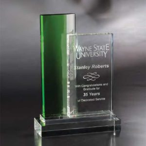 WSIT710GR Crystal Green Infinity Award