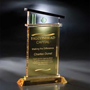 WVDM711 Crystal Vista del Mar Award