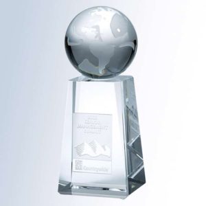 Crystal World Globe Column Award