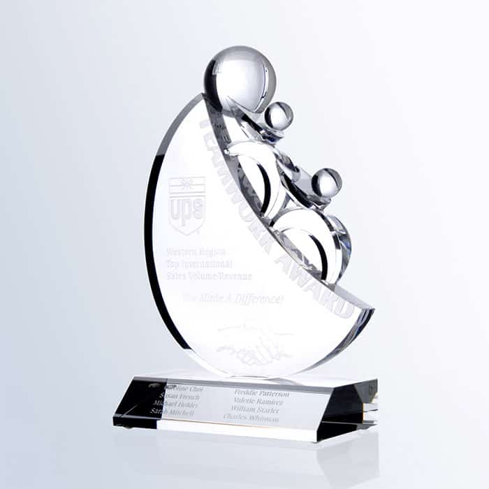 Crystal Teamwork 2 Award