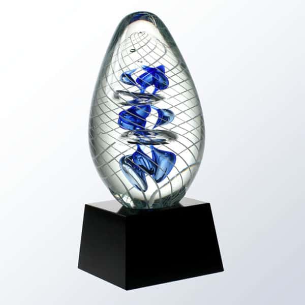 Cyclone Helix art glass award