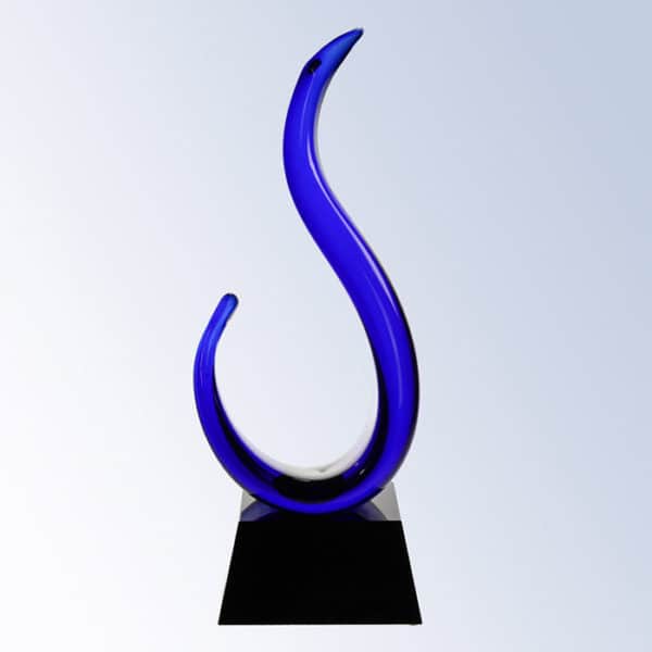 The Blue Jay art glass award