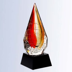 The Red Flare art glass award