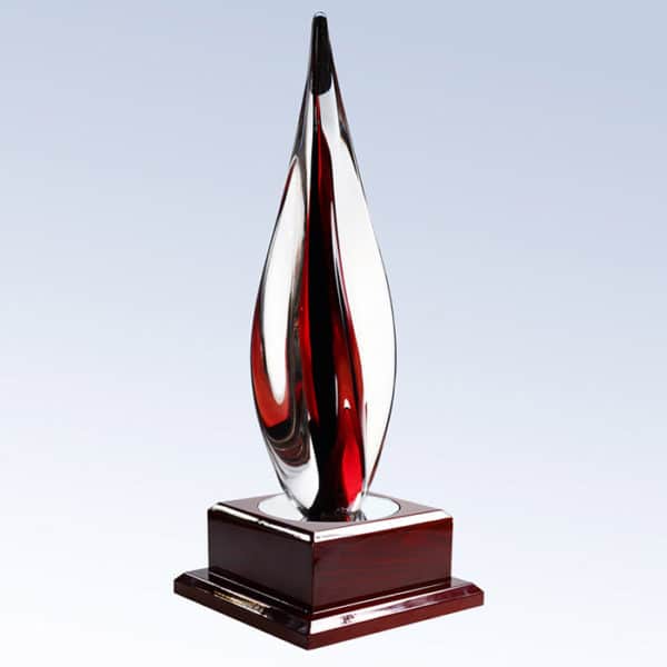 Black Contemporary Award with rosewood base