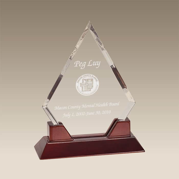 acrylic Prestige Diamond award